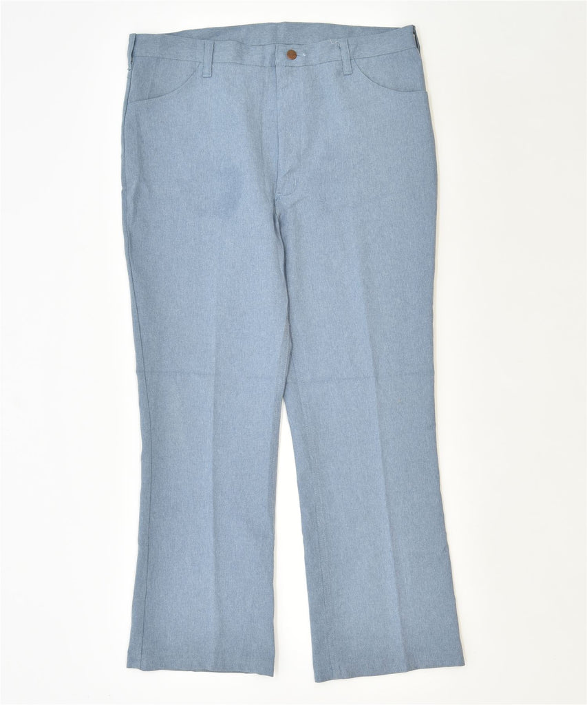 WRANGLER Womens Bootcut Casual Trousers W38 L31 Blue Classic | Vintage | Thrift | Second-Hand | Used Clothing | Messina Hembry 