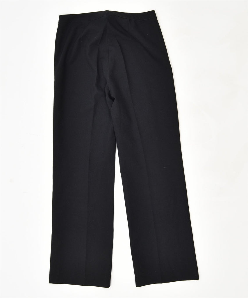 BENETTON Womens Straight Suit Trousers W28 L29 Black | Vintage | Thrift | Second-Hand | Used Clothing | Messina Hembry 