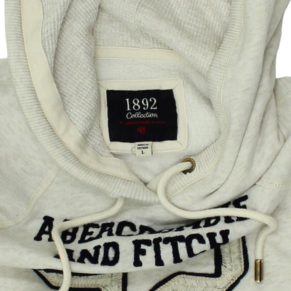 Abercrombie & Fitch Womens Grey Pullover Hoodie | Vintage Designer Hoody VTG | Vintage Messina Hembry | Thrift | Second-Hand Messina Hembry | Used Clothing | Messina Hembry 