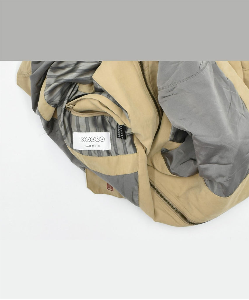 CANDA Mens Utility Jacket IT 50 Large Beige Polyester Vintage | Vintage | Thrift | Second-Hand | Used Clothing | Messina Hembry 