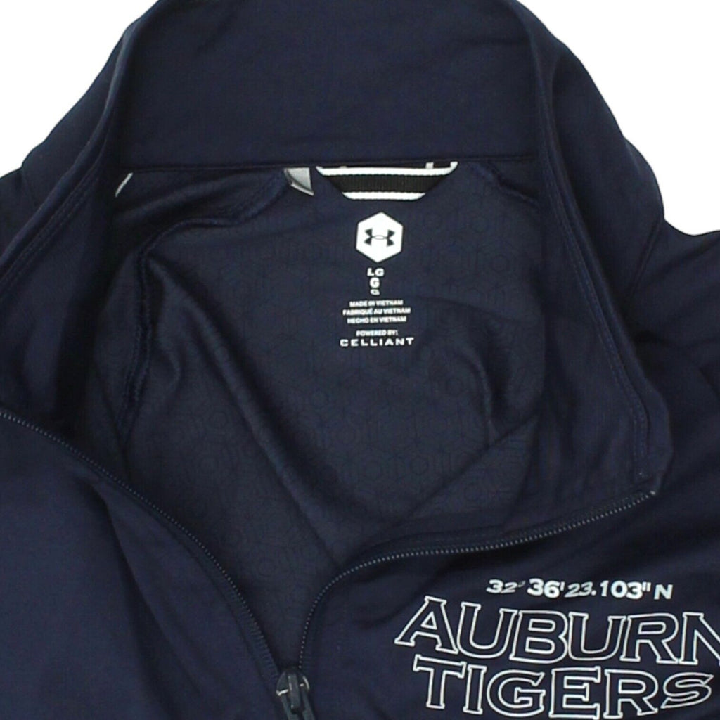 Auburn Tigers War Eagle Mens Navy Under Armour Jacket | Tracksuit Top Sports VTG | Vintage Messina Hembry | Thrift | Second-Hand Messina Hembry | Used Clothing | Messina Hembry 