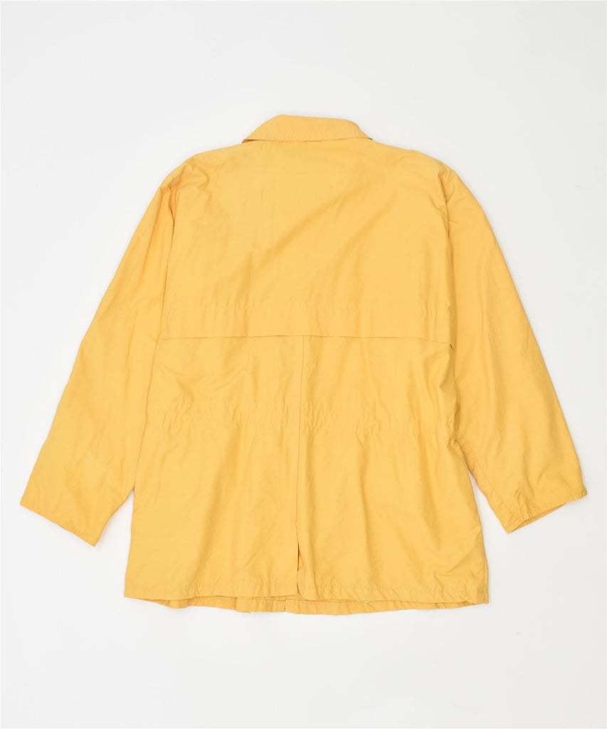 PROFUMO DI DONNA Womens Loose Fit Overcoat UK 18 XL Yellow Vintage | Vintage | Thrift | Second-Hand | Used Clothing | Messina Hembry 