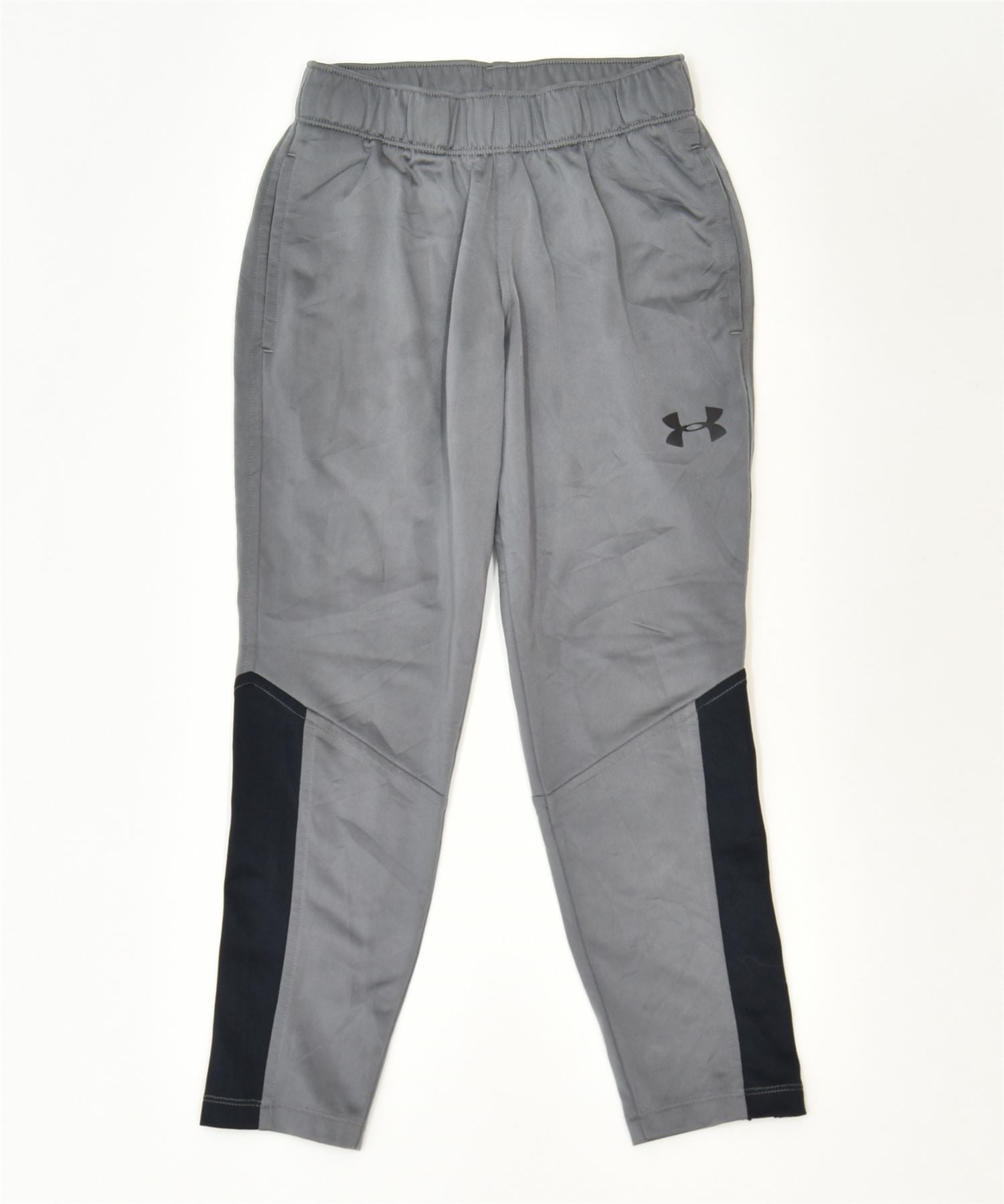 UNDER ARMOUR Girls Tracksuit Trousers 6-7 Years XS Grey Polyester Sports, Vintage & Second-Hand Clothing Online