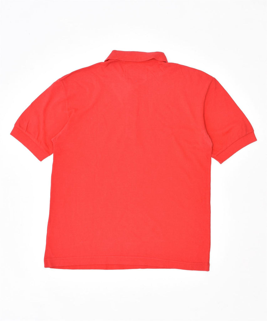 LEVI'S Mens Polo Shirt Medium Red Cotton | Vintage | Thrift | Second-Hand | Used Clothing | Messina Hembry 