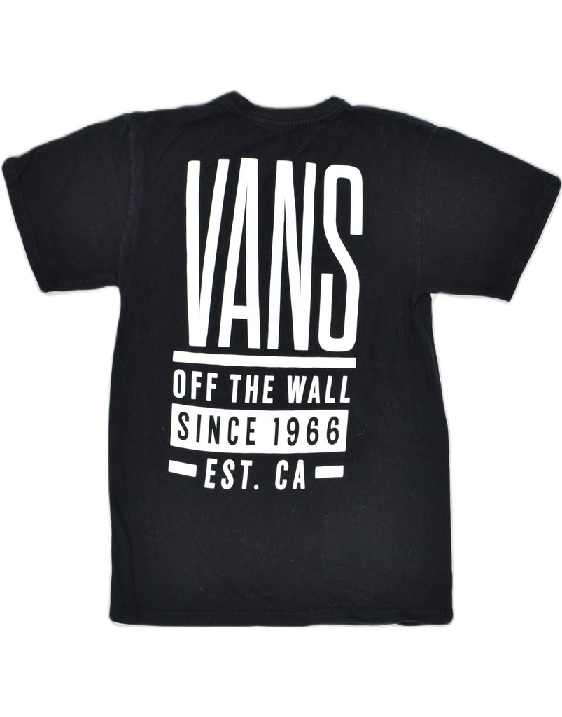 VANS Mens Graphic T-Shirt Top Small Black Cotton | Vintage | Thrift | Second-Hand | Used Clothing | Messina Hembry 