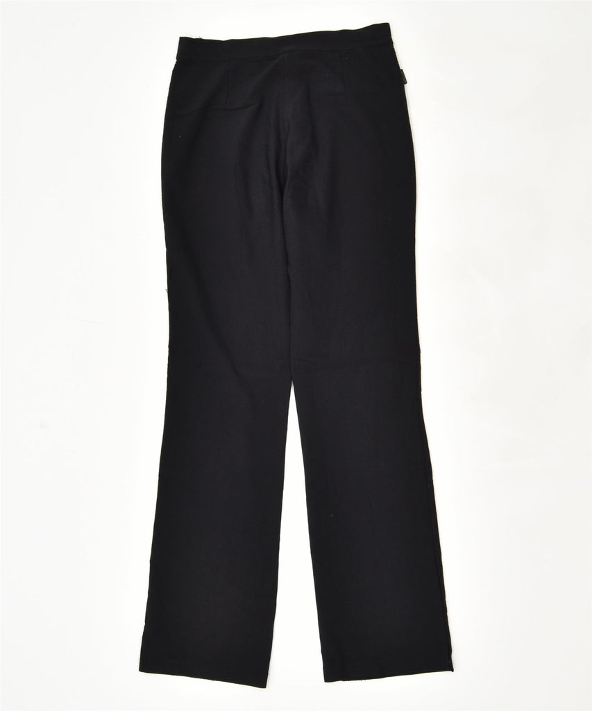 DALHAO LIU Womens Straight Suit Trousers IT 42 Medium W30 L30 Black Vintage | Vintage | Thrift | Second-Hand | Used Clothing | Messina Hembry 