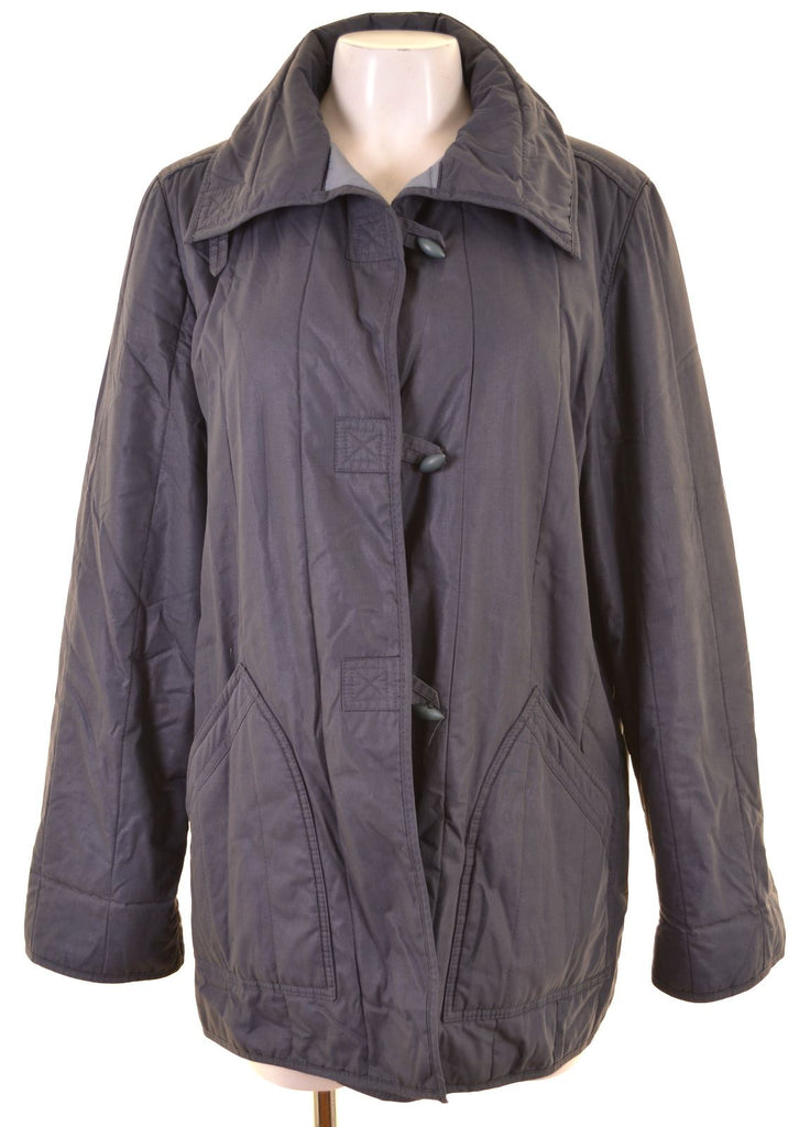VINTAGE Womens Windbreaker Jacket Size 16 Large Blue - Second Hand & Vintage Designer Clothing - Messina Hembry