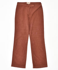 MARLBORO CLASSICS Womens Regular Casual Trousers EU 44 W32 L29 Brown