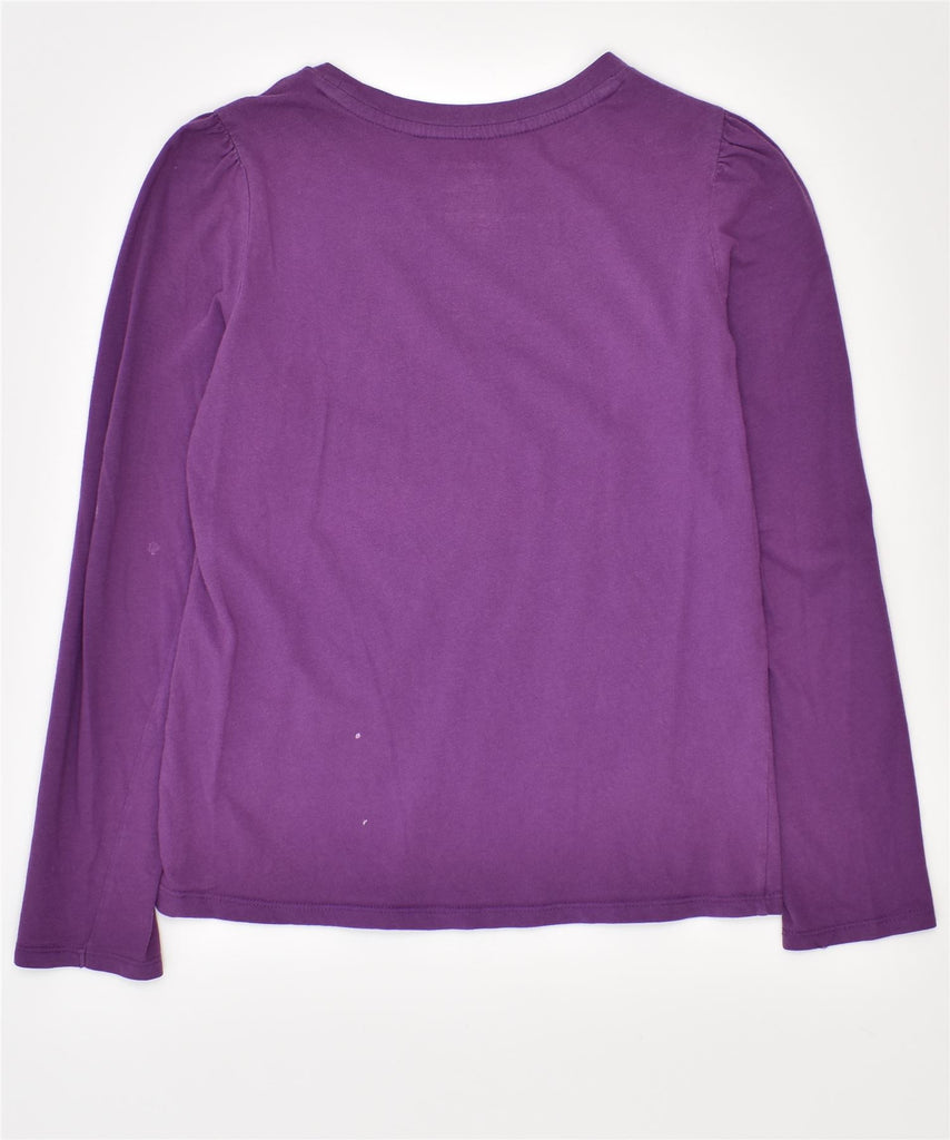 GAP Girls Graphic Top Long Sleeve 7-8 Years Medium Purple Cotton | Vintage | Thrift | Second-Hand | Used Clothing | Messina Hembry 