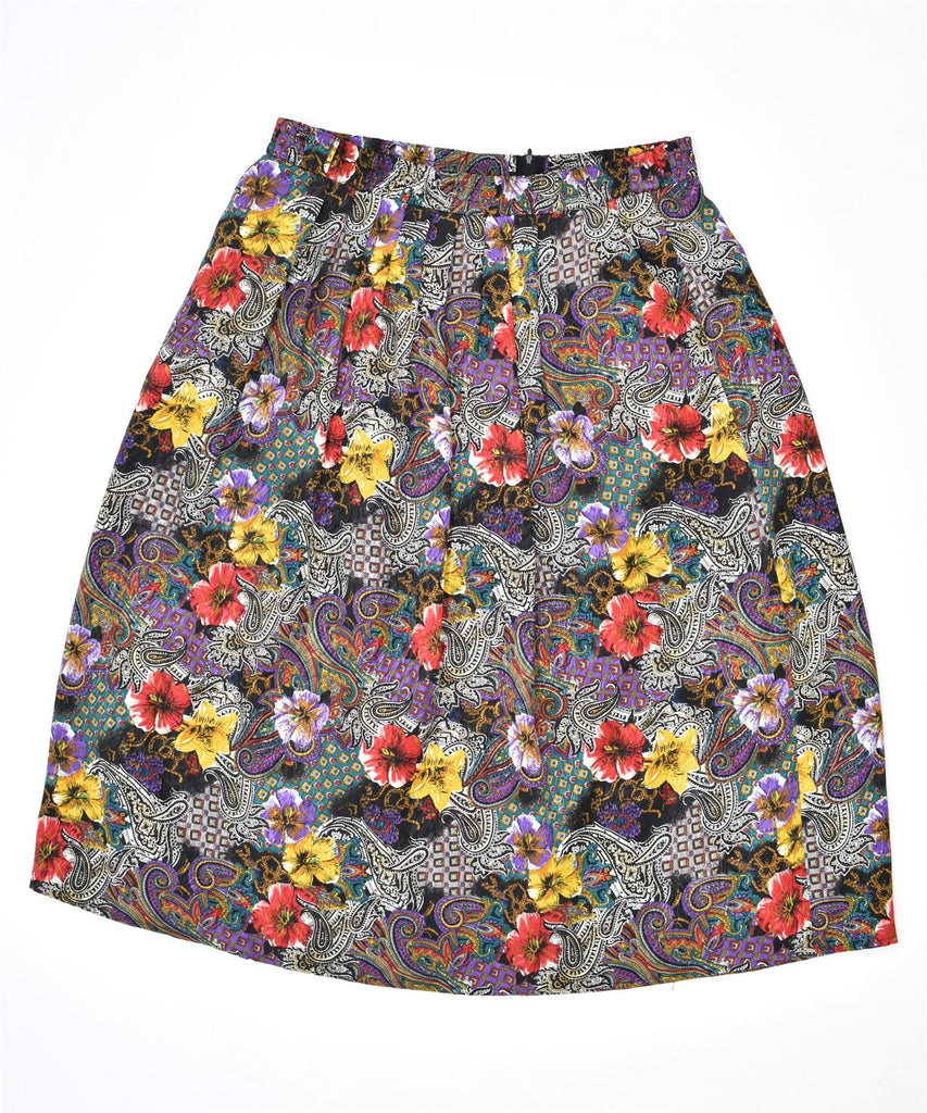 GOLDEN GATE Womens Tulip Skirt IT 46 Large W34 Multicoloured Floral Vintage | Vintage | Thrift | Second-Hand | Used Clothing | Messina Hembry 