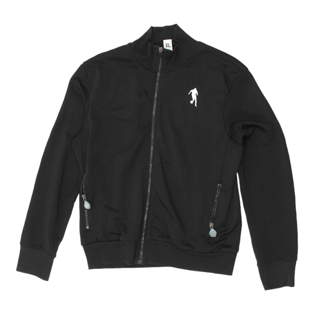Bikkembergs Mens Black Full Zip Track Jacket | Vintage Designer Sportswear | Vintage Messina Hembry | Thrift | Second-Hand Messina Hembry | Used Clothing | Messina Hembry 