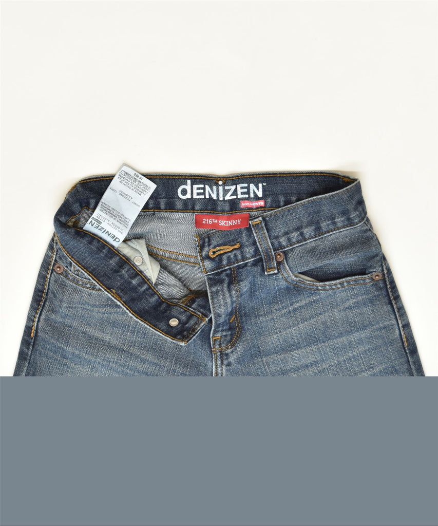 LEVI'S Boys Denizen 216 Skinny Jeans 9-10 Years W26 L26 Blue Classic | Vintage | Thrift | Second-Hand | Used Clothing | Messina Hembry 