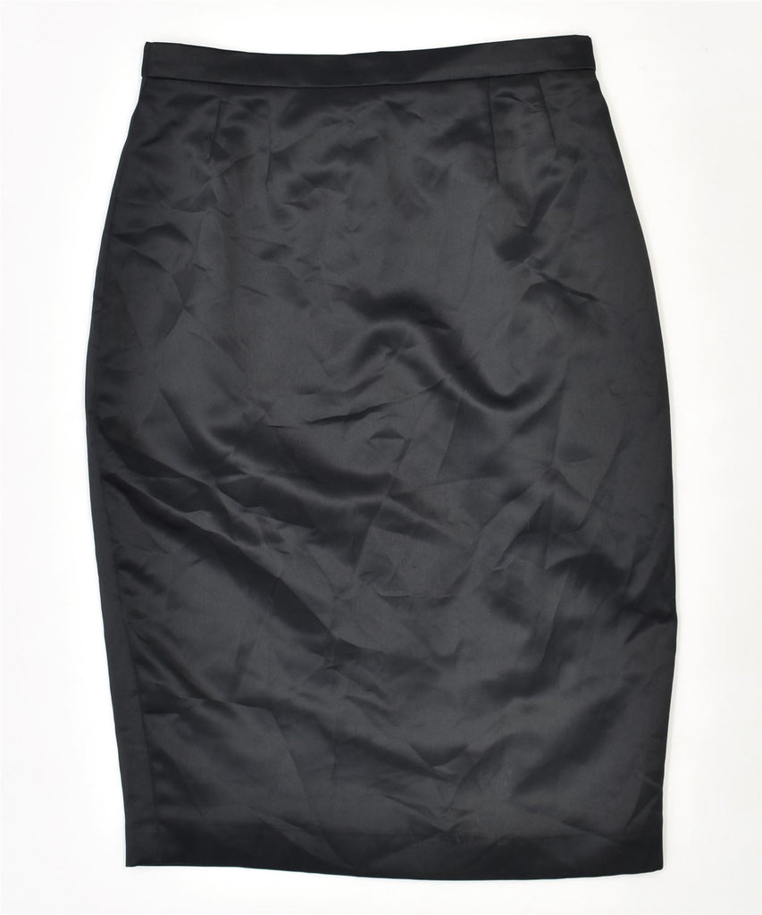 STANNER Womens Pencil Skirt EU 38 Small W28 Black Cotton Vintage | Vintage | Thrift | Second-Hand | Used Clothing | Messina Hembry 