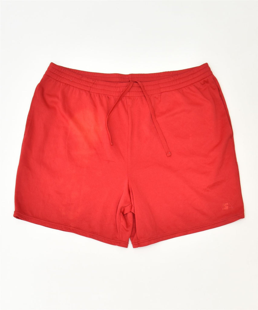 STARTER Mens Sport Shorts Large Red Polyester Sports | Vintage | Thrift | Second-Hand | Used Clothing | Messina Hembry 