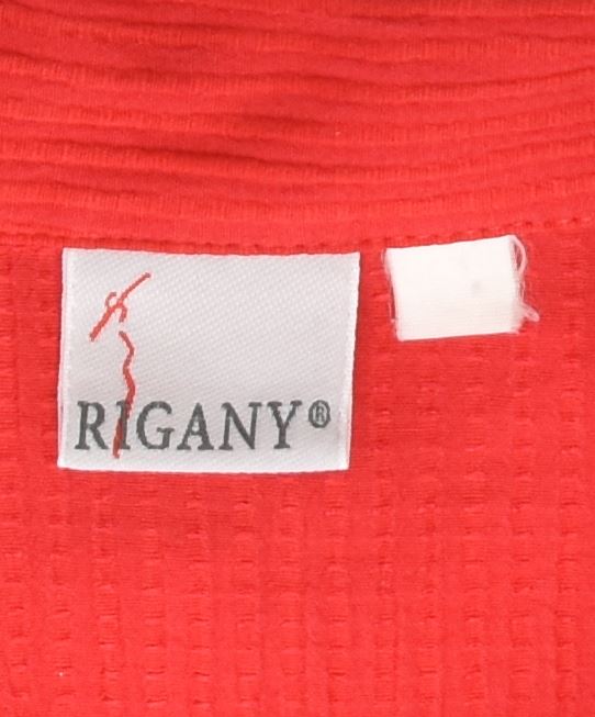 RIGANY Womens Short Sleeve Shirt UK 12 Medium Red Polyester Vintage | Vintage | Thrift | Second-Hand | Used Clothing | Messina Hembry 