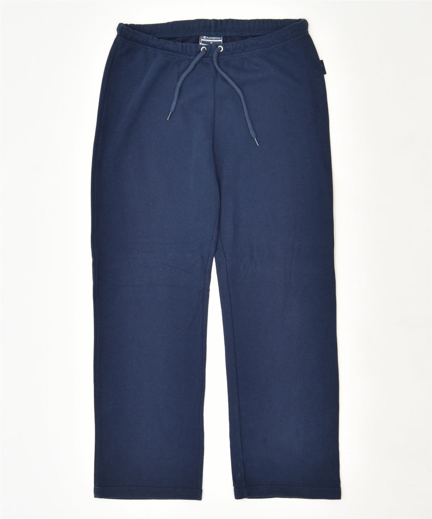 CHAMPION Womens Tracksuit Trousers Medium Blue Cotton | Vintage | Thrift | Second-Hand | Used Clothing | Messina Hembry 