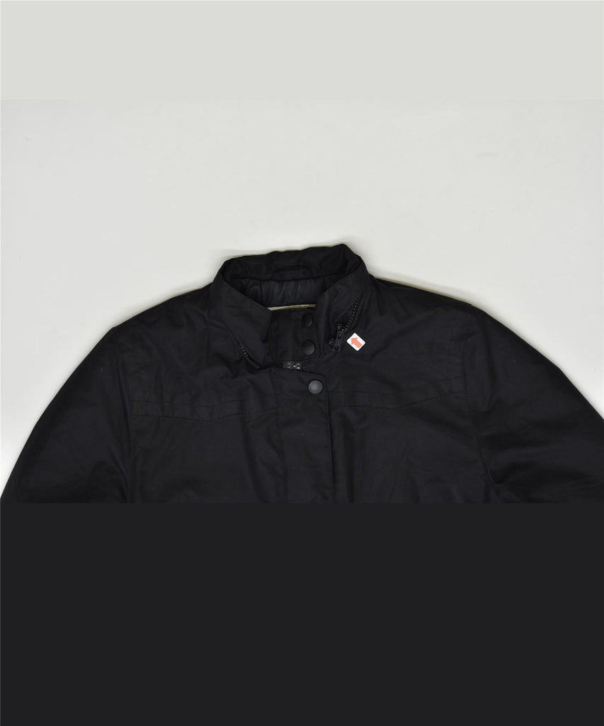 LEVI'S Womens Windbreaker Jacket UK 10 Small Black Polyester | Vintage | Thrift | Second-Hand | Used Clothing | Messina Hembry 