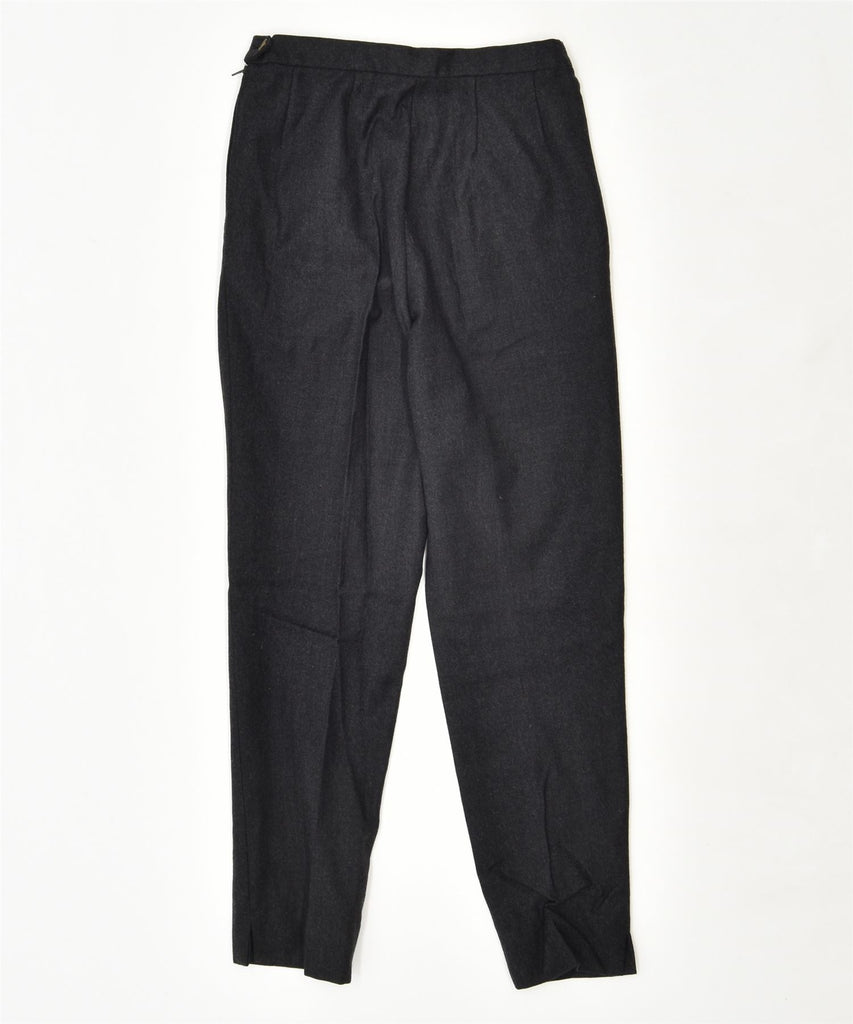 NEW YORK Womens Casual Trousers IT 44 Medium W26 L29 Black Wool Vintage | Vintage | Thrift | Second-Hand | Used Clothing | Messina Hembry 