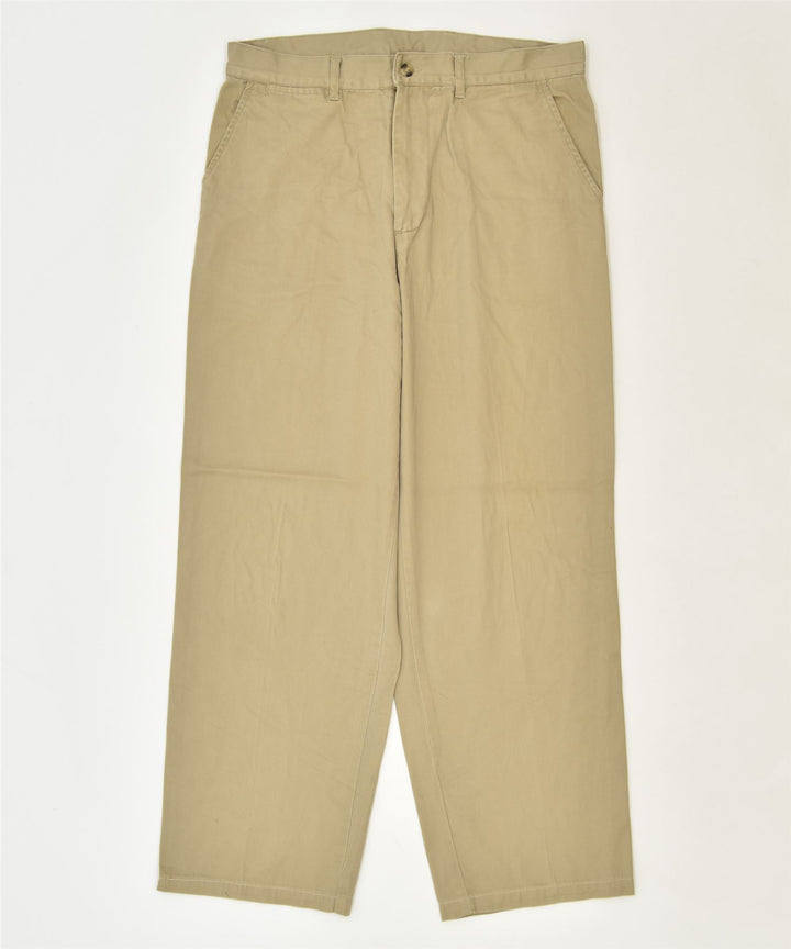 BROMFIELD Womens Straight Chino Trousers EU 48 XL W33 L27 Beige Classic | Vintage | Thrift | Second-Hand | Used Clothing | Messina Hembry 