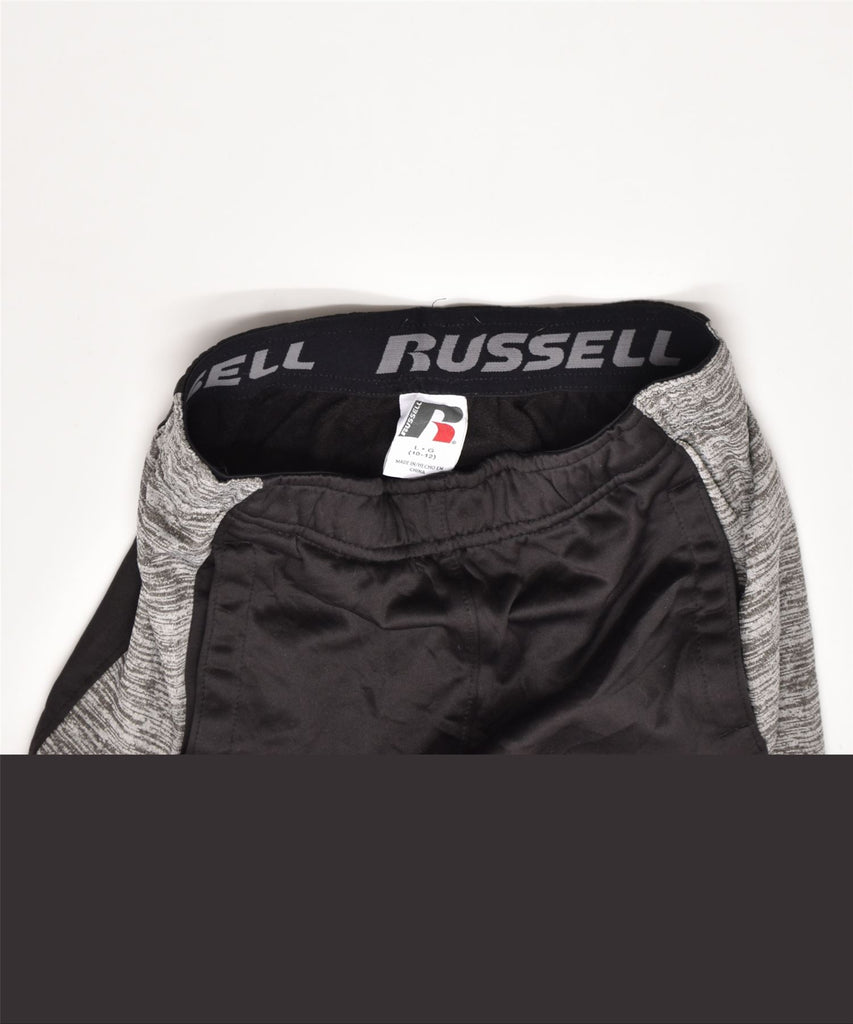 RUSSELL ATHLETIC Boys Tracksuit Trousers 10-11 Years Large Black | Vintage | Thrift | Second-Hand | Used Clothing | Messina Hembry 