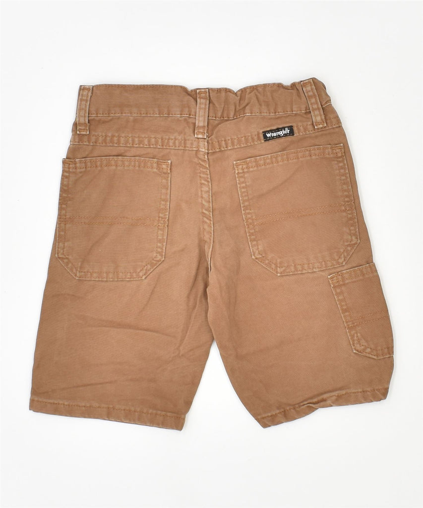 WRANGLER Boys Chino Shorts 5-6 Years W22 Brown Cotton | Vintage | Thrift | Second-Hand | Used Clothing | Messina Hembry 