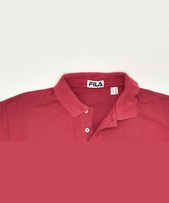 fila burgundy shirt