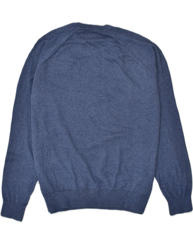CHAPS Mens Crew Neck Jumper Sweater 2XL Blue Cotton | Vintage | Thrift | Second-Hand | Used Clothing | Messina Hembry 
