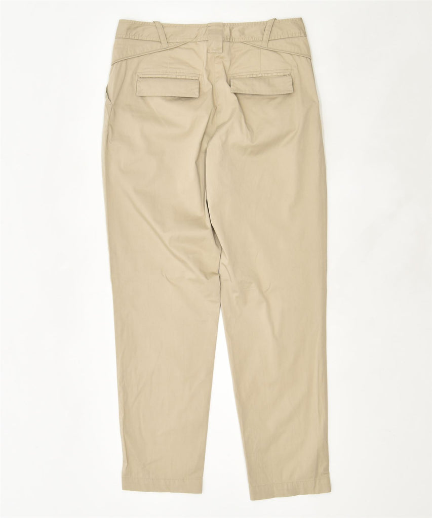 MASSIMO DUTTI Womens Pegged Casual Trousers W30 L28 Beige | Vintage | Thrift | Second-Hand | Used Clothing | Messina Hembry 