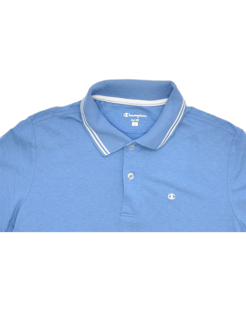 CHAMPION Mens Easy Fit Polo Shirt Small Blue | Vintage | Thrift | Second-Hand | Used Clothing | Messina Hembry 