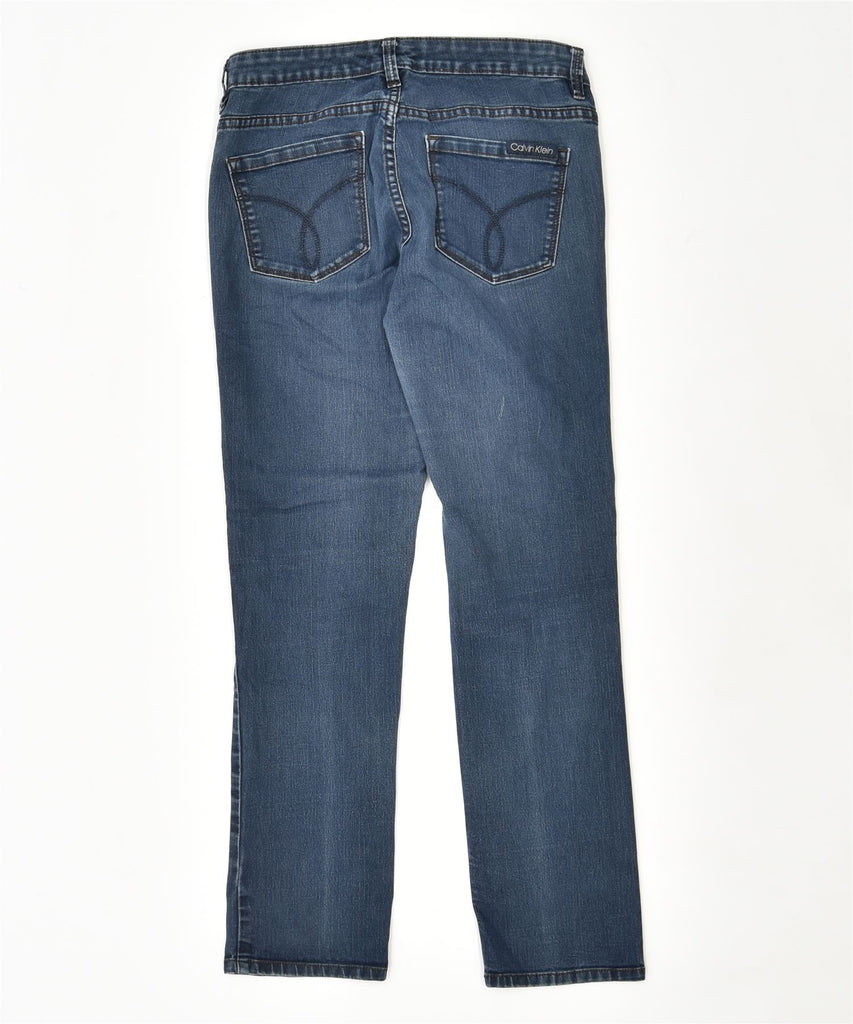 CALVIN KLEIN Womens Straight Jeans US 6 Medium W30 L28 Blue | Vintage | Thrift | Second-Hand | Used Clothing | Messina Hembry 