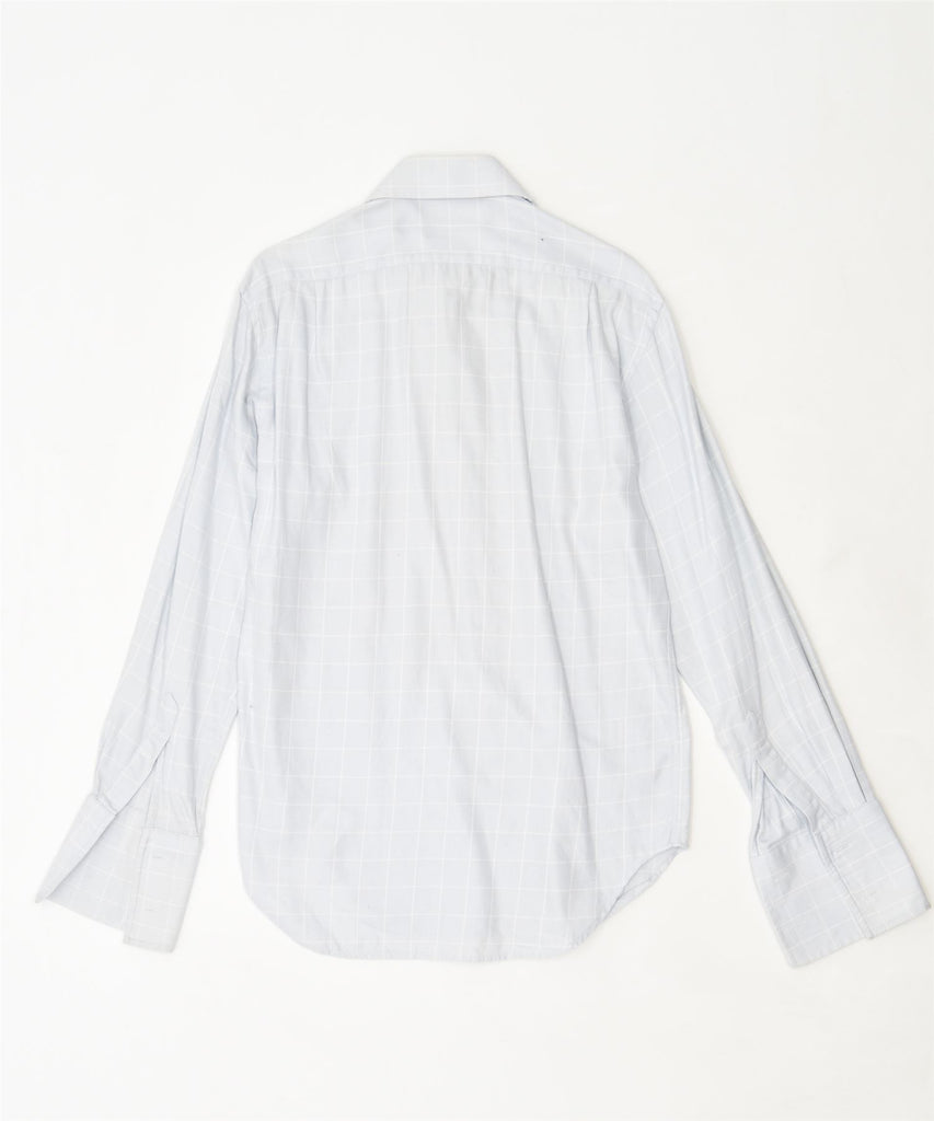 MASSIMO DUTTI Mens Formal shirt Size 40 15 Medium Grey Check | Vintage | Thrift | Second-Hand | Used Clothing | Messina Hembry 