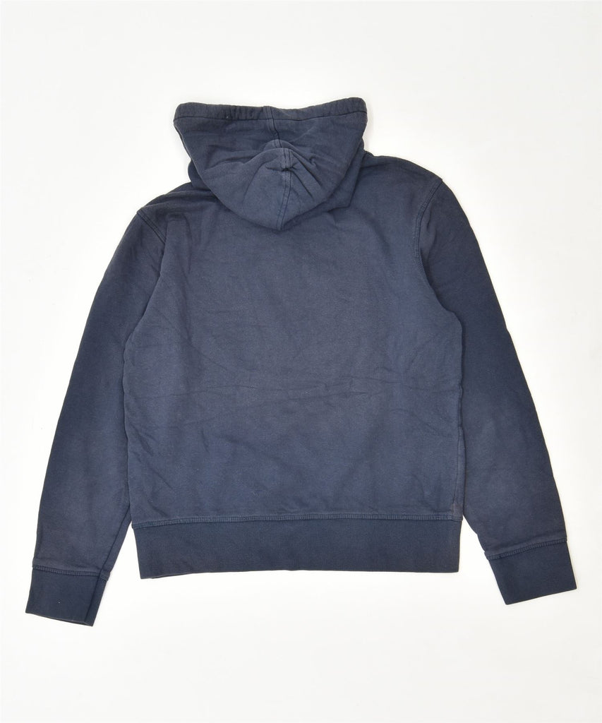 JACK & JONES Mens Graphic Hoodie Jumper Small Blue | Vintage | Thrift | Second-Hand | Used Clothing | Messina Hembry 